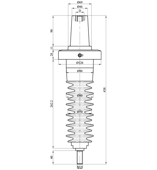 Interface B,C up to 36kV -  630 A