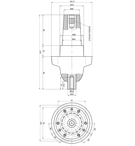 Interface B up to 36kV -  400A